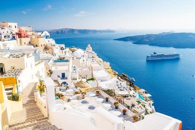 Excursion d’une journée à Santorin en ferry rapide depuis la Crète